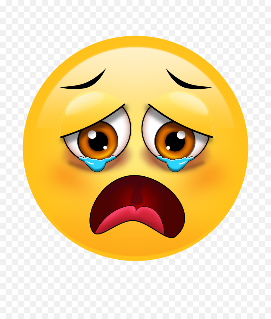 Sad Emoji Emoticon Crying - Free Image On Pixabay Smiles Feliz Png,Sad Emoji Png