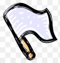 Blank White Flag Royalty Free Vector - Horizontal png