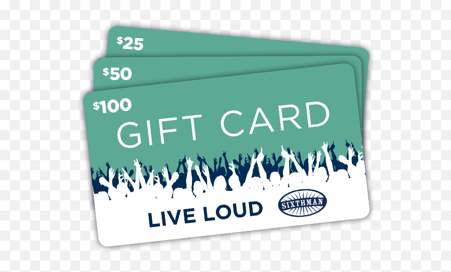 Sixthman Gift Card - Sixthman Png,Gift Cards Png