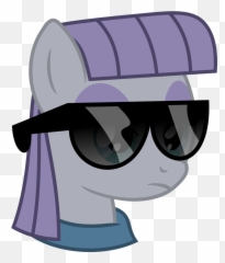 Deal With It Glasses Vector - Pinkamena Diane Pie Wearing png