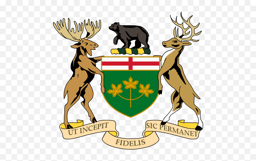 Coat Of Arms Ontario Png U0026 Free - Ontario Flag Coat Of Arms,Coat Of Arms Template Png