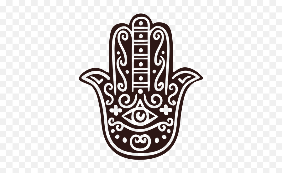 Hamsa Hand Black - Mão De Hamsa Png,Hamsa Png