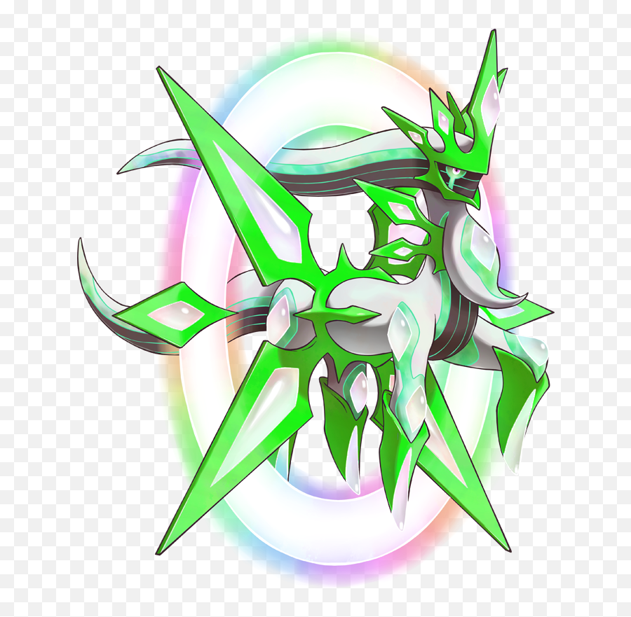 Pokemon 11496 Shiny - Megaarceusgrass Megasl Picture For Mega Arceus Pokemon Png,Arceus Png