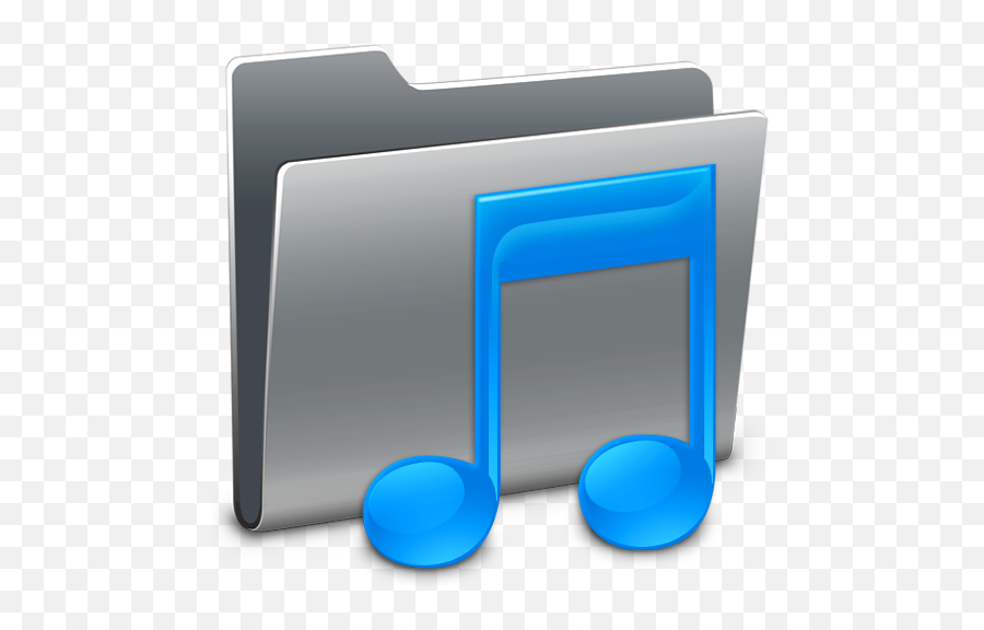 3d Music Folder Free Icon Of Hyperion - Descargar Carpeta De Música Png,Ordner Icon Windows 7