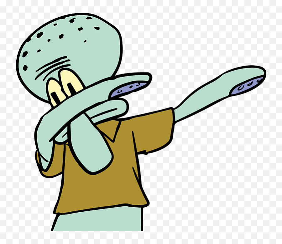 Minecraft Clipart Zombie - Squidward Dab Png,Minecraft Zombie Png