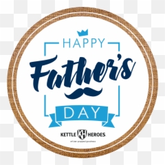 Happy Fathers Day Popcorn Gift Tin - Circle png