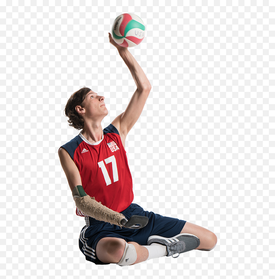Sitting Volleyball - Volleyball Player Png,Volleyball Png