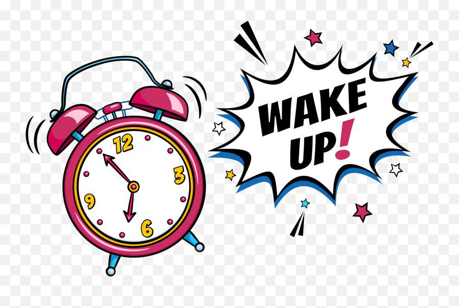 Wake Up Clock Cartoon Transparent - Jingfm Alarm Clock Clipart Png,Waking  Up Icon - free transparent png images 
