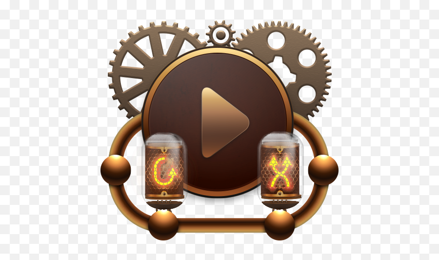 Skin For Poweramp Steampunk 1 - Shimano Inner Chainring Ultegra Png,Steampunk Icon Png