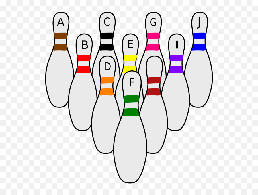 Bowling Pin 2 Png Svg Clip Art For Web - Download Clip Art 10 Bowling Pins Clipart,Bowling Pin Icon