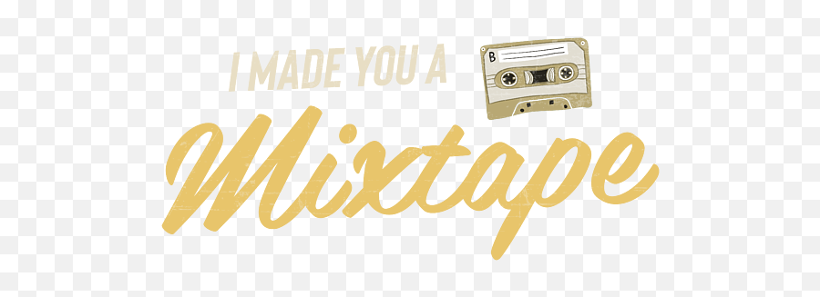Cassette Tape Music Retro 80s I Made You A Mix T - Shirt Language Png,80s Icon Couples