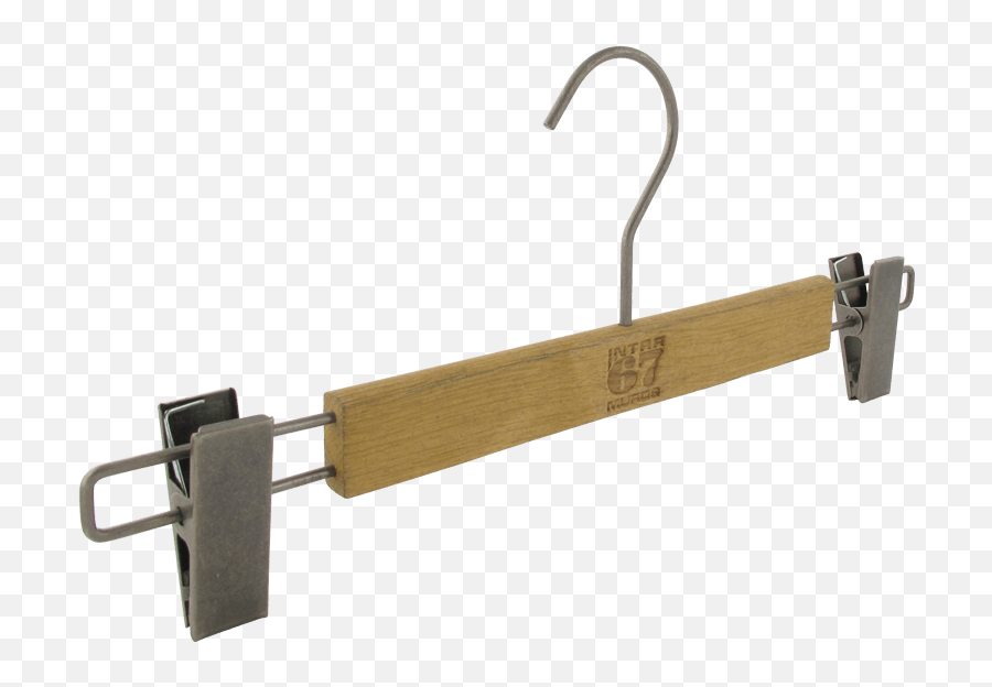 Clothes Hanger With Metal Clips - Sharpening Jig Png,Clips Png