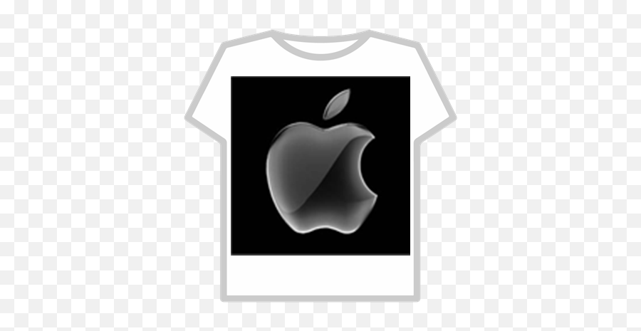 Apple - T Shirt Roblox Nike Red Png,Black Apple Logo