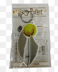 Harry Potter Rubber Keychain Golden Snitch - Newsprint png