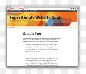 How To Set Up Your Wordpress Website - SuperSimpl png