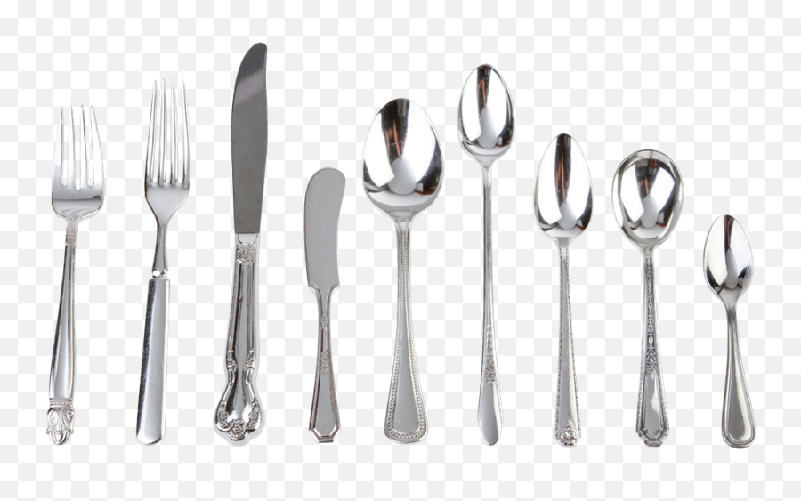 Rental Flatware Stainless Dinner Fork Knife - Salad Fork Dinner Fork Knife Png,Butter Knife Png
