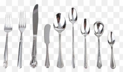 Rental Flatware Stainless Dinner Fork Knife - Salad Fork Dinner Knife png
