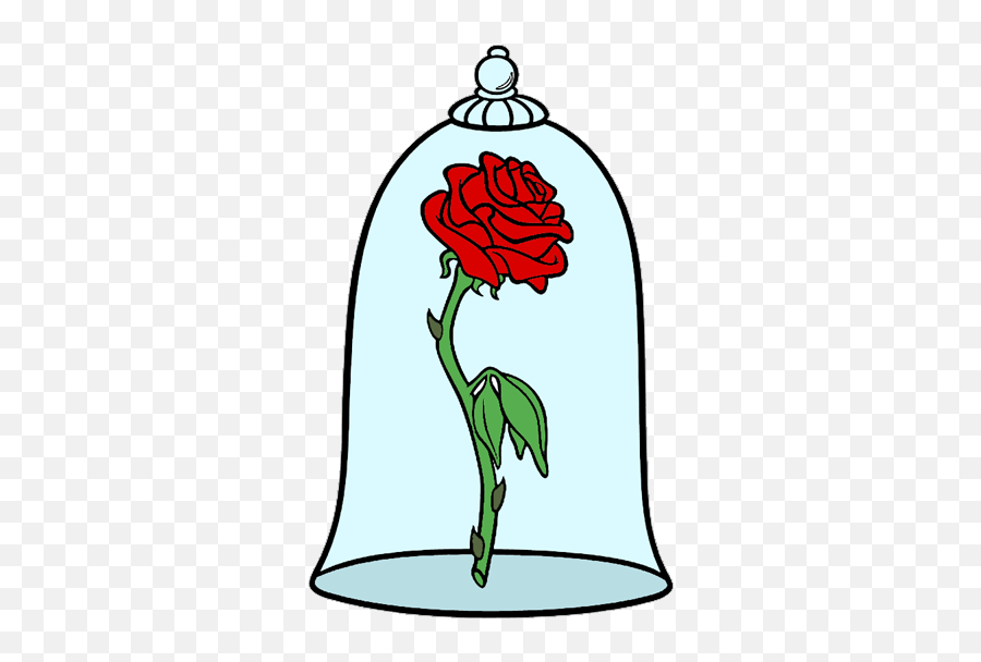 Beast Enchanted Rose Clipart Stock Png - Cartoon Rose From Beauty And The Beast,Beauty And The Beast Rose Png