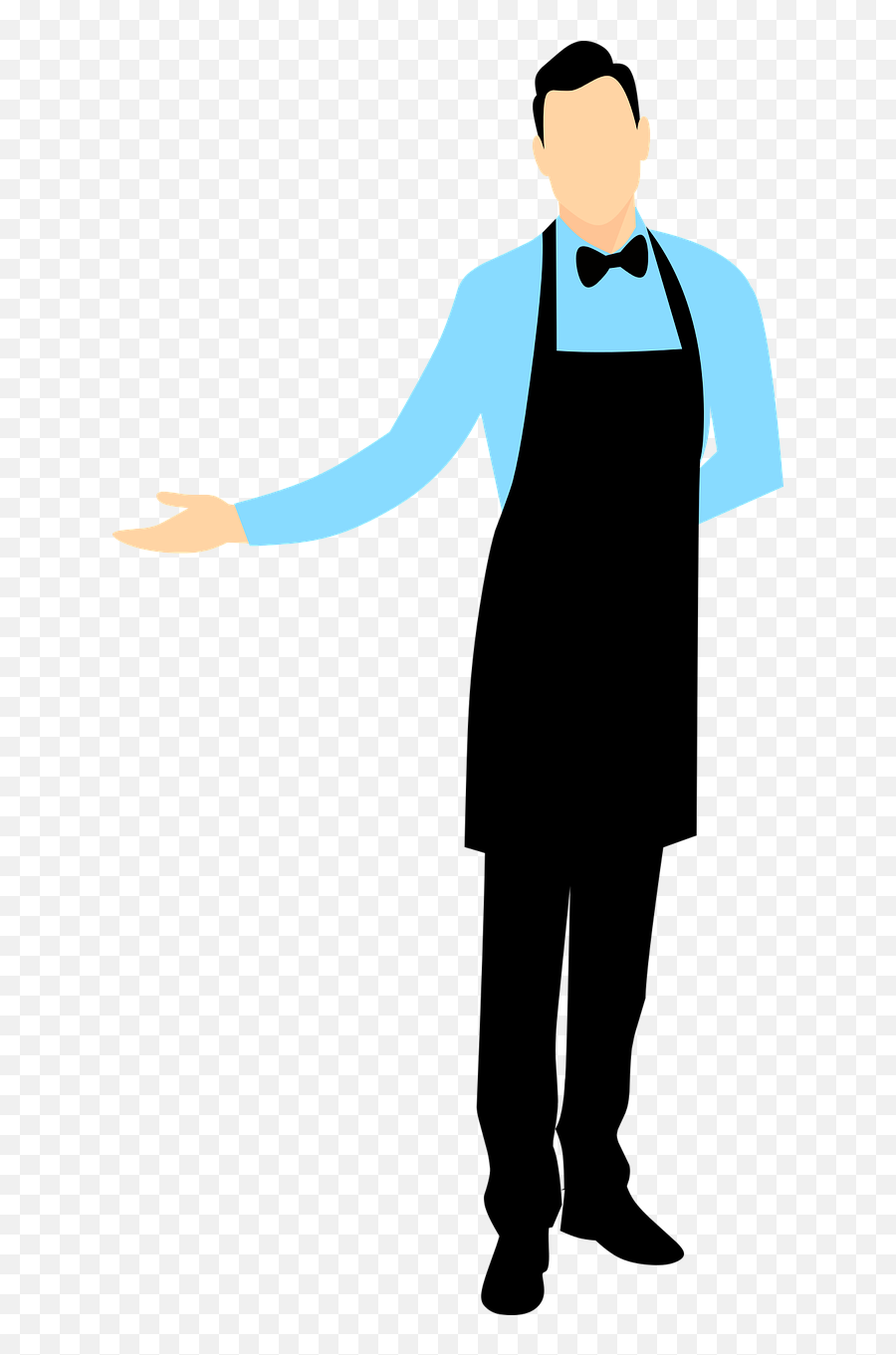 Butler Waiter Apron - Free Vector Graphic On Pixabay Garçom Png,Apron Png