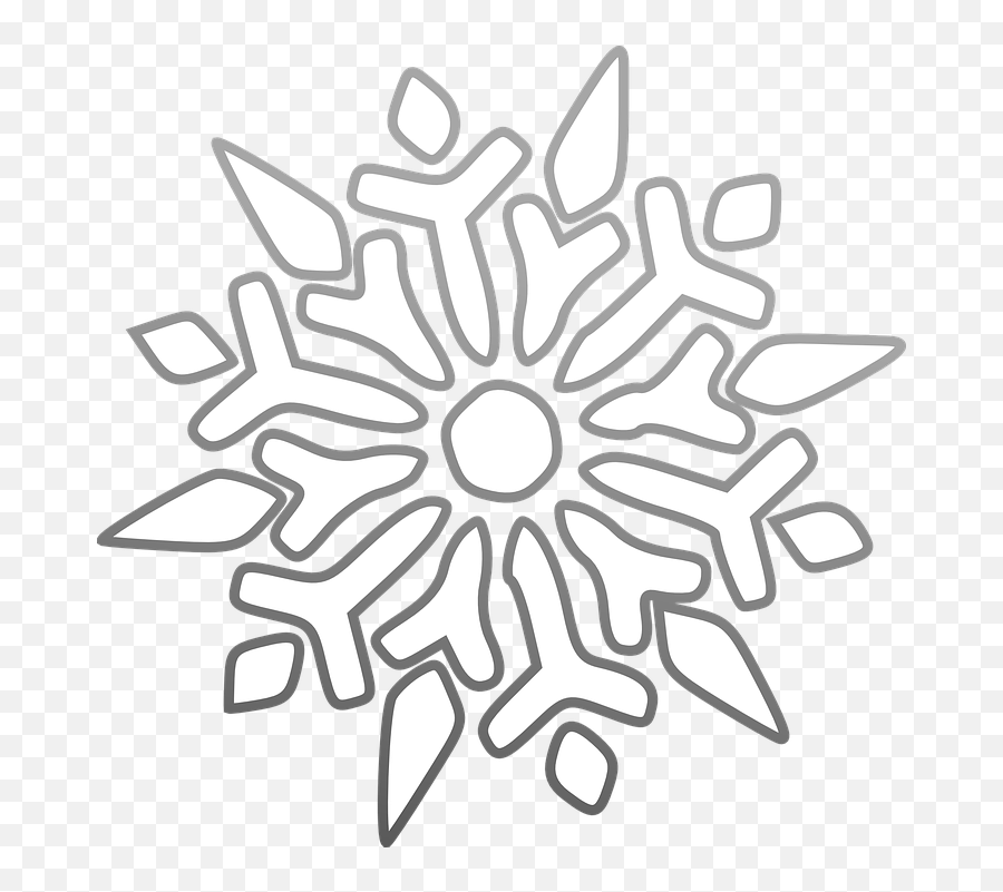 Snowflake Clip Art - Easy Mandala Snowflakes Glowing Olivetti Multisumma 24 Pintori Png,Snowflake Pattern Png
