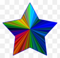 Star Rainbow Png Clipart By Panda - Free