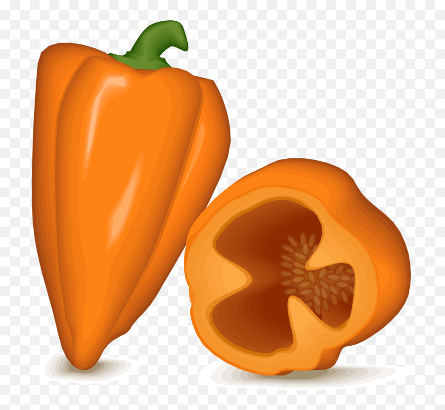 Gourdsuperfoodbell Pepper Png Clipart - Royalty Free Svg Png Chile Habanero Dibujo Png,Bell Pepper Png