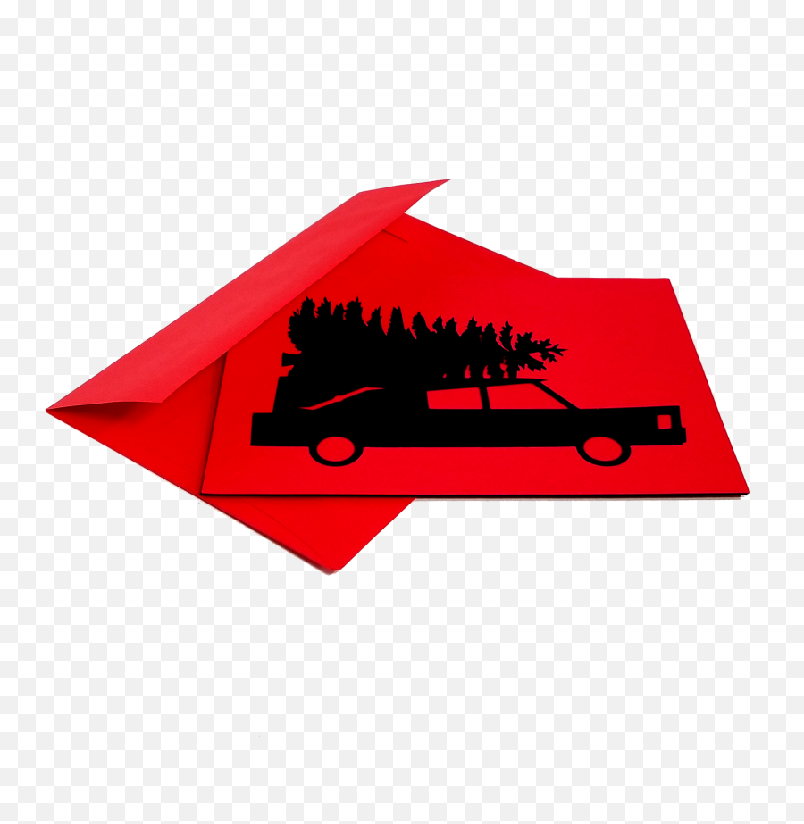 Download Hearse With Christmas Tree - Illustration Png,Christmas Tree Silhouette Png