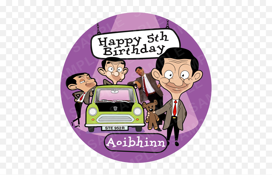 Mr Bean - Mr Bean Cartoon Round Png,Mr Bean Png