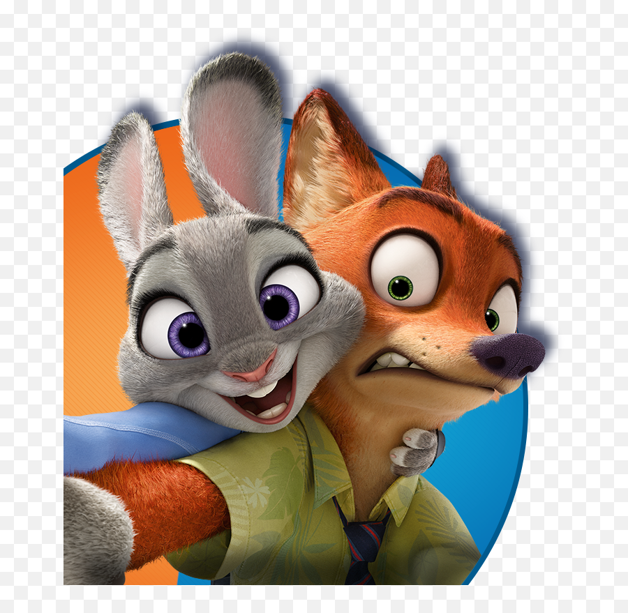 Nick Wilde And Judy Hopps Png - Zootopia Png,Zootopia Png