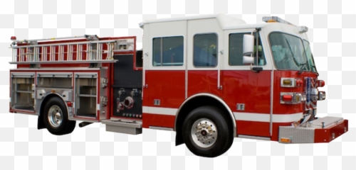 Fire Truck Png Transparent Images - Ladder Truck Vs Pumper Truck,Fire Truck Png