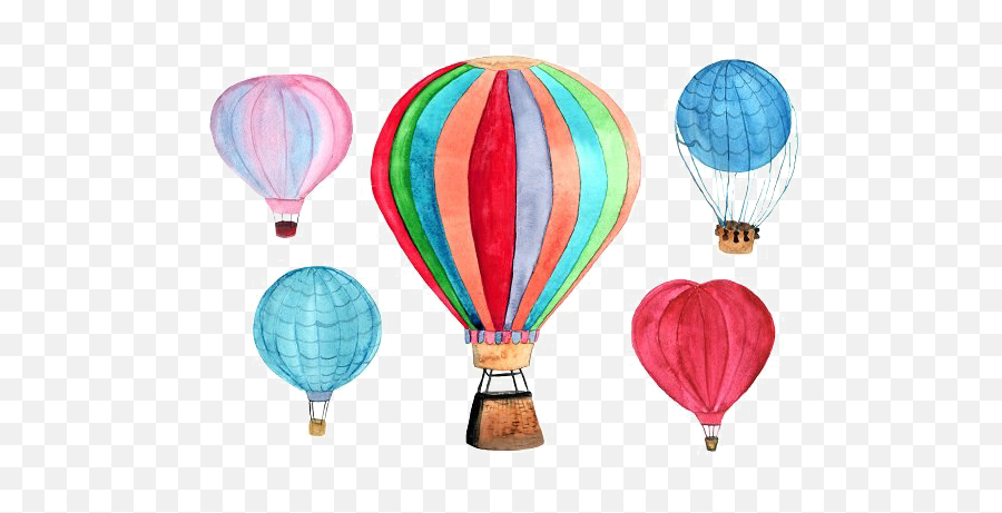 Air Balloon Png Free Download - Watercolor Air Balloon Png,Hot Air Balloon Png