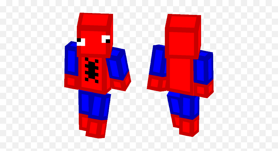 Download Spoderman Minecraft Skin For - Electric Blue Png,Spoderman Png