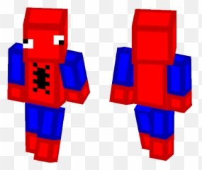 Download Spoderman Minecraft Skin For - Electric Blue png