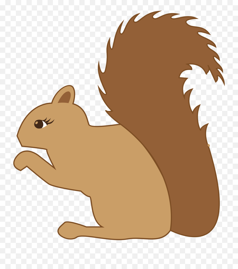 Squirrel Clipart - Silhouette Squirrel Clipart Png,Squirrel Transparent