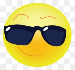 Emoticon Smiley Cool Download Free - Sunglasses Cool Clipart Png,Cool Glasses Png