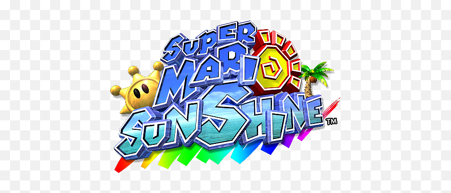 Super Mario Sunshine Logopedia Fando 621128 - Png Super Mario Sunshine Logo,Sunshine Png