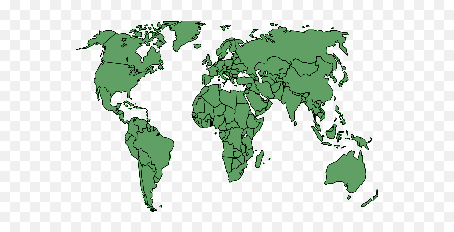 World Map Png In High Resolution - World Map Countries Transparent,World Map Png