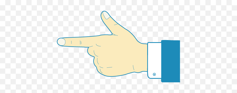 Arrow - Hand Png,Finger Gun Png