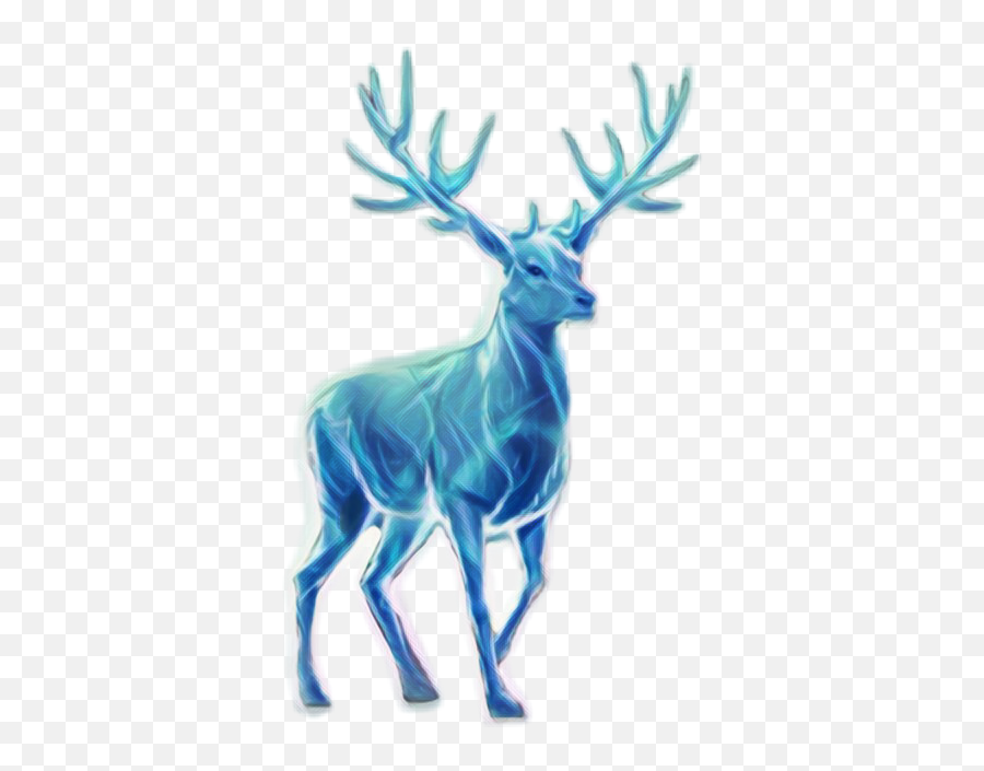 Popular And Trending Patronus Stickers - Transparent Stag Patronus Png,Deer Transparent Background