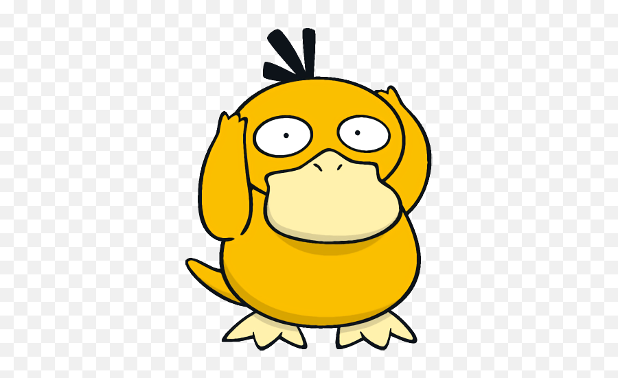 Official Artwork Set For - Pokemon Characters Psyduck Png,Psyduck Png