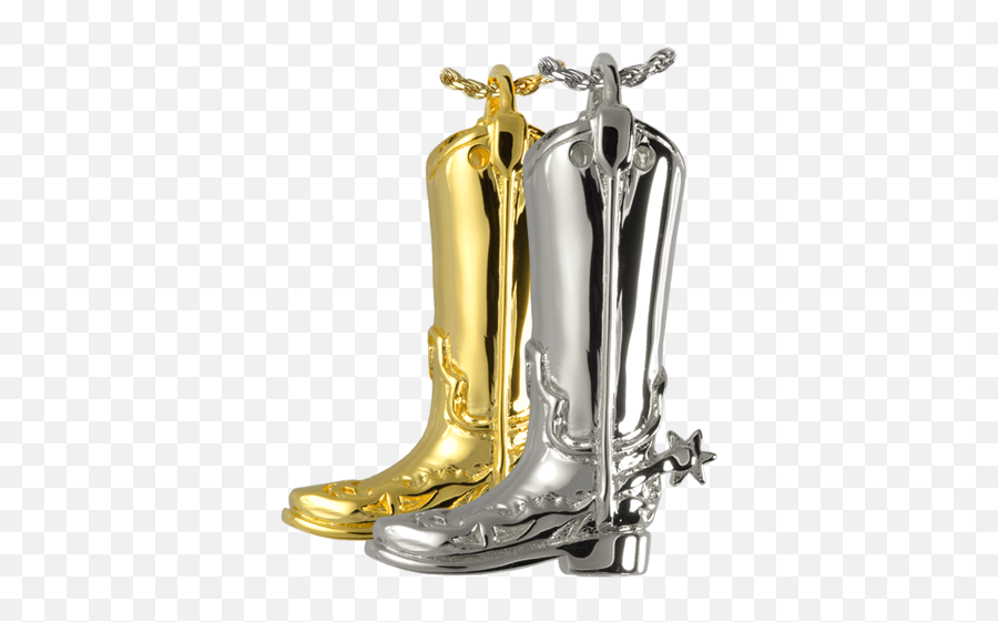 Cowboy Boot Cremation Pendant - Work Boots Png,Cowboy Boot Png