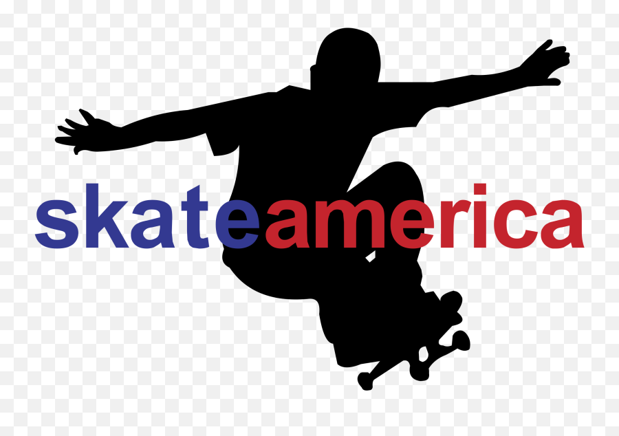 Skate America Logo Png Transparent U0026 Svg Vector - Freebie Supply Skate America Logo,Skateboarder Png