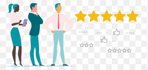 120 Online Review Statistics You Need To Know 2020 - Rating And Reviews Png