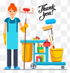 Thank You Yours Bond Cleaning Png Cleaners - Custodian Clipart