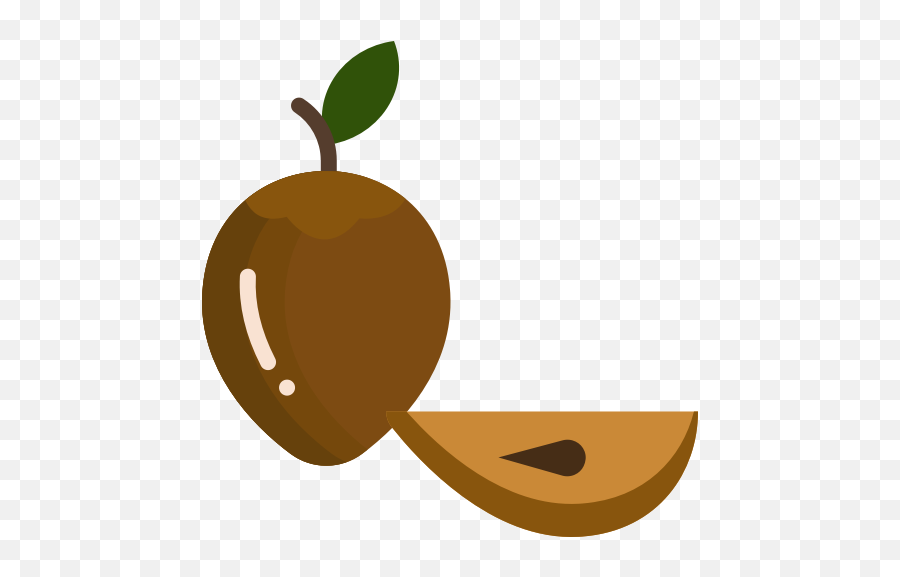 Noseberry Chikoo Sapodilla Fruit Mud Apples Icon - Fresh Png,Mud Png