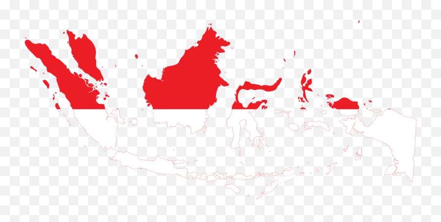 Greater Indonesia Flag Map - Tarsius Tarsier Habitat Png,Indonesia Flag Png