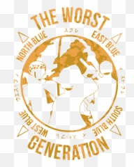 The Worst Generation One Piece Yoga Mat - Logo png