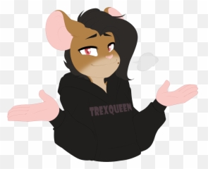 Shrug By Timidrabbit - Fur Affinity Dot Net Furry Shrug Emote Png,Shrug Emoji Png