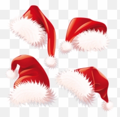 Tabby Cat With Santa Hat Clipart Image - Art Transparent png