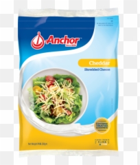 Anchor Shredded Cheddar - Anchor Cheddar Shredded Cheese Png,Shredded Cheese Png